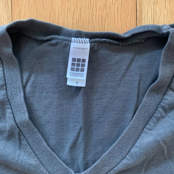 American Apparel - Hand Screen Printed Birds Tee - Picture 3 of 4